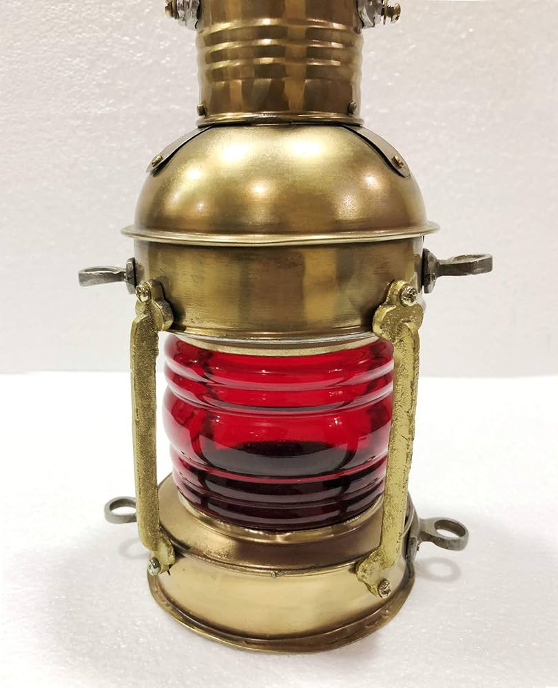 Amazon｜Nautical アンティーク 10インチ 船 ランプ ボート 赤 オイル