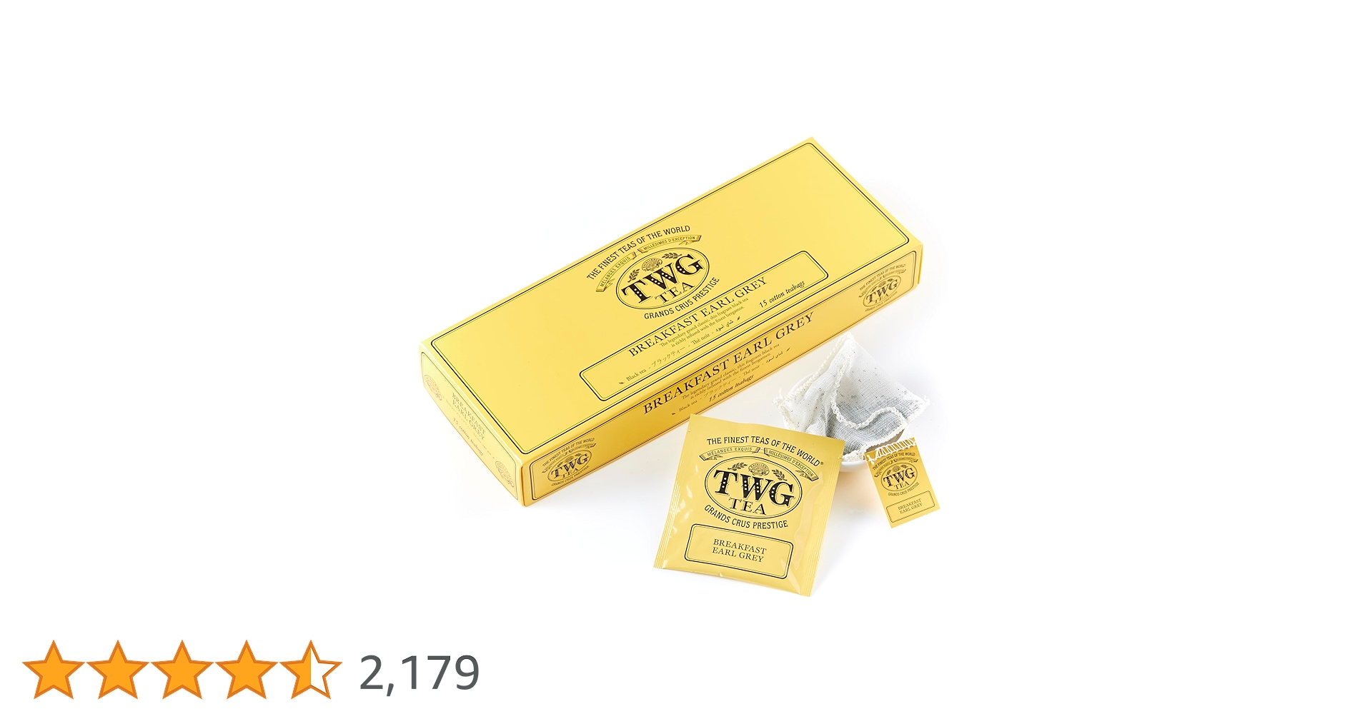 TWG BREAKFAST EARL GREY 15個入り4箱 TWG BREAKFAST EARL GREY 15個入り