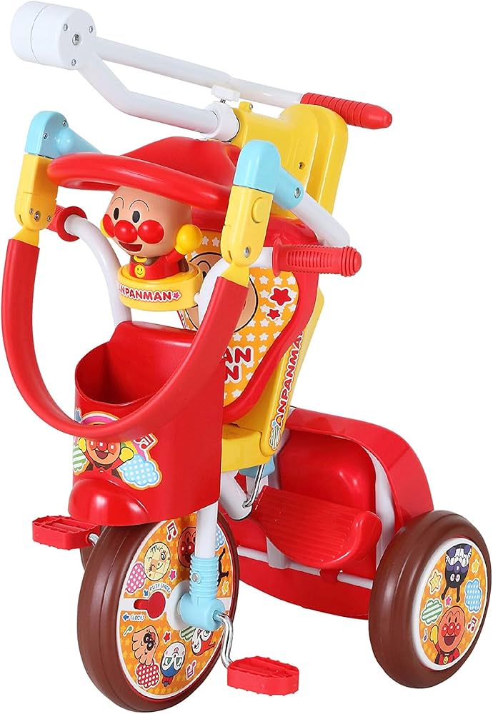 Amazon.co.jp: 折りたたみ三輪車 アンパンマン オールインワンUP2