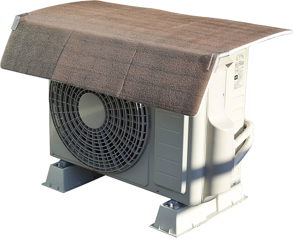 Amazon | 山善(YAMAZEN) アルミエアコンガード 室外機用 ひさし付き