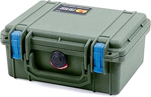 Amazon.co.jp: Pelican 1150 ケース、ODグリーン、ブルーラッチ付き