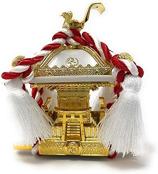 Amazon.co.jp: 飾り ミニ 神輿 黒 (bs201-202-2) 縁起物 インテリア