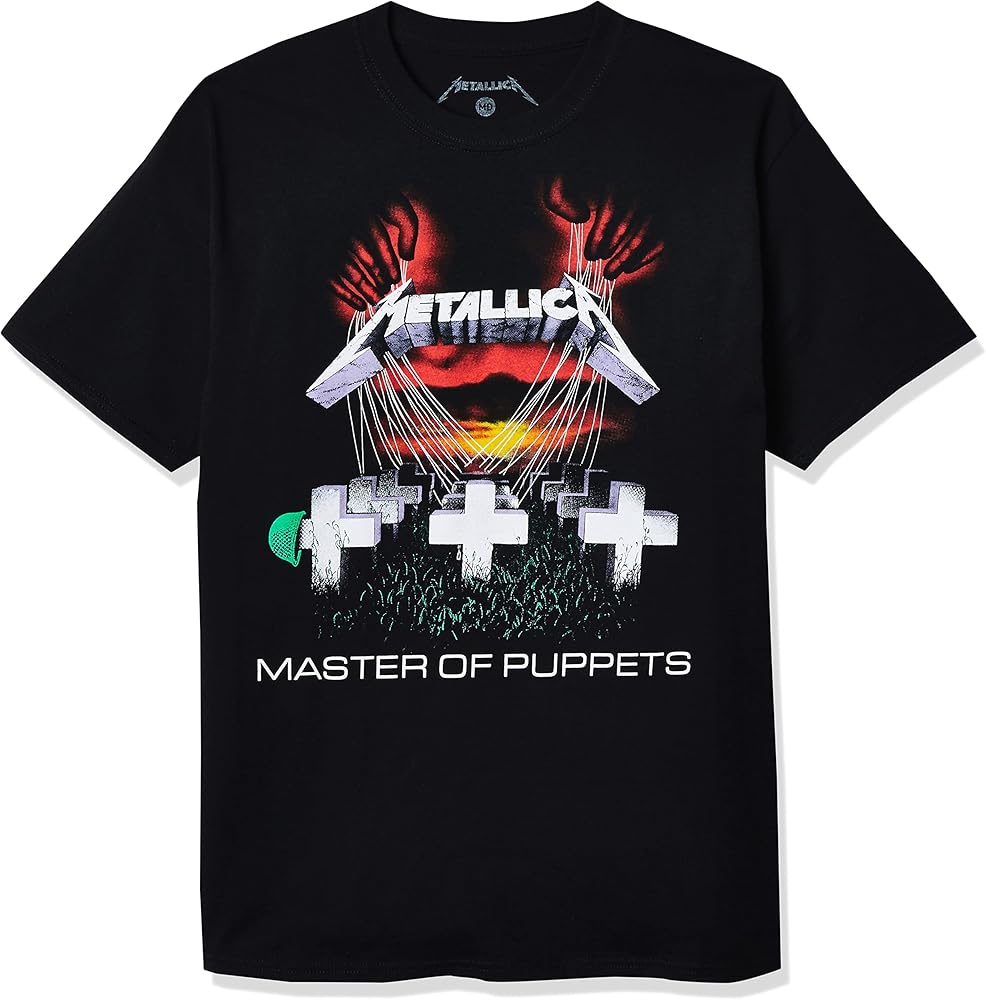 Amazon.com: Metallica Men's Master of Puppets T-Shirt Small Black
