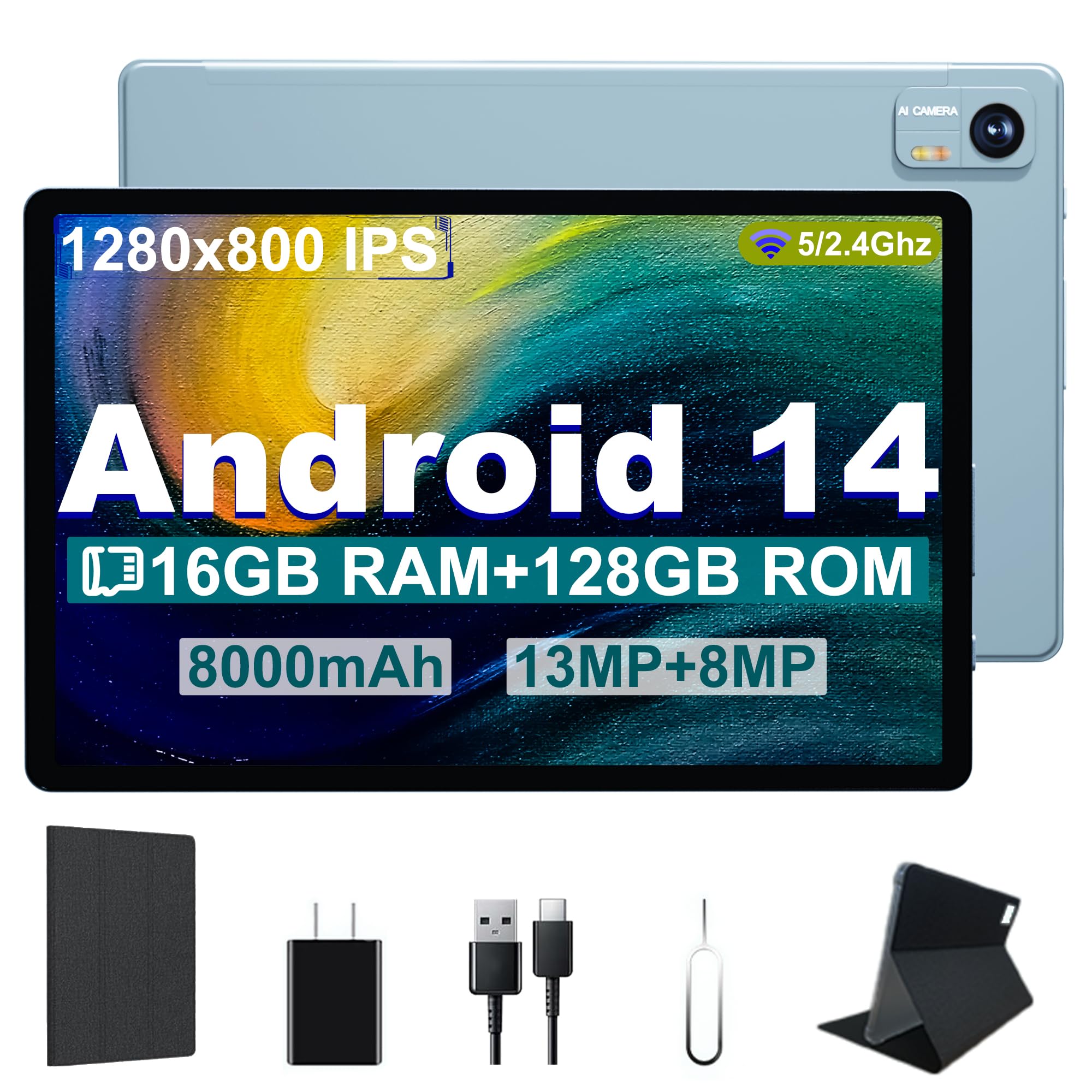 Amazon.com : Bvglcory Android 14 Tablet, 10.1 Inch Android Tablet