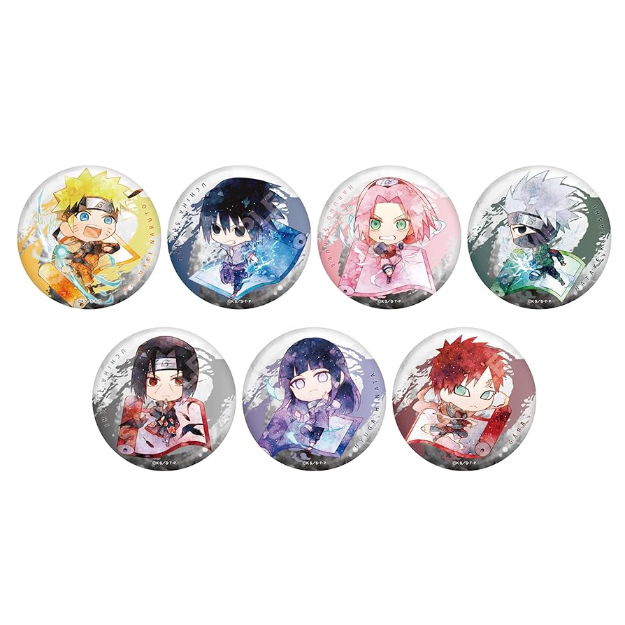 ナルト うちはオビト セガ プライズ 缶バッジ ナルト うちはオビト