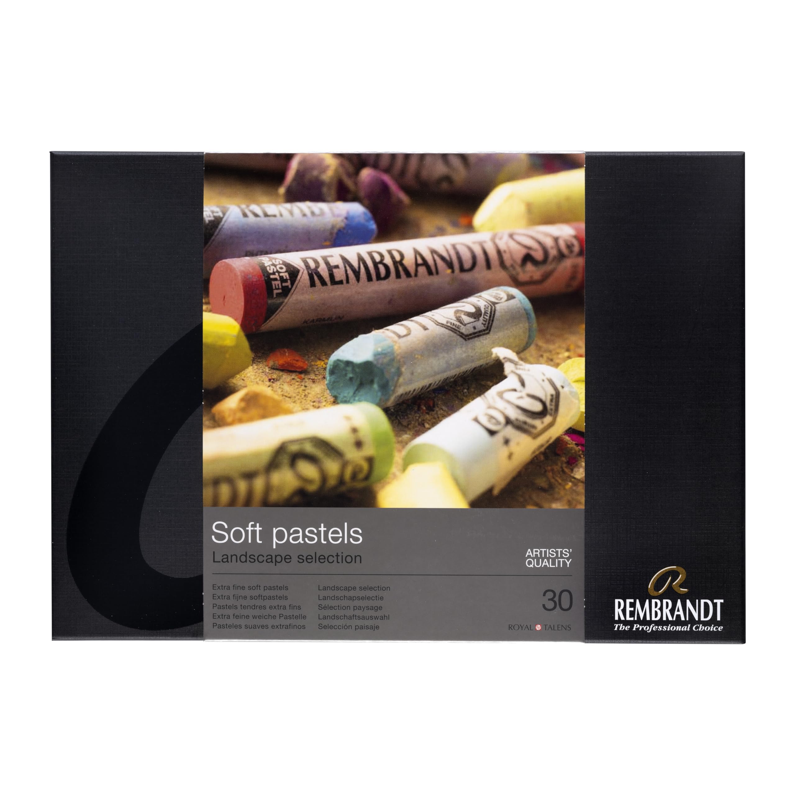 Amazon | ターレンス レンブラント ソフトパステル 30色セット 風景画