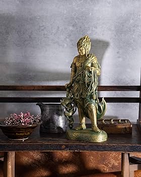 Amazon｜仏師銘版 不動明王 30cm 蝋型/青銅（ブロンズ）製 仏師：松久