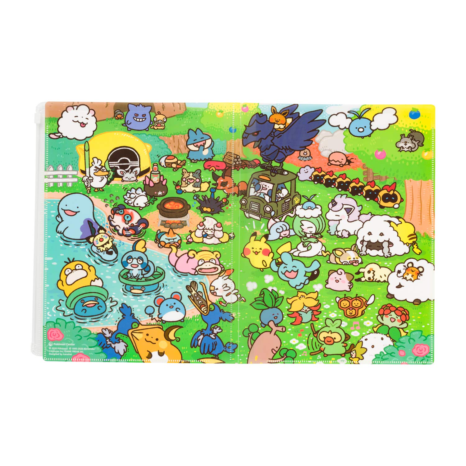 ポケモンセンター クリアファイル ポケモンユルット 6枚 カナヘイ