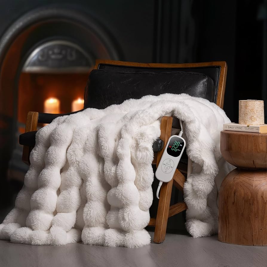 Amazon.co.jp : Jessfar 電気毛布 掛け 190×130cm 洗える 兎毛調 ふわ
