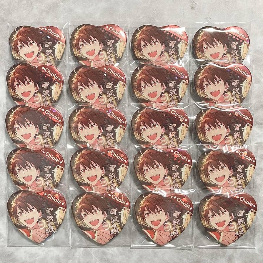 Amazon.co.jp: あんスタ 宝石心晴ハート缶バッジ 守沢千秋 20点 : おもちゃ