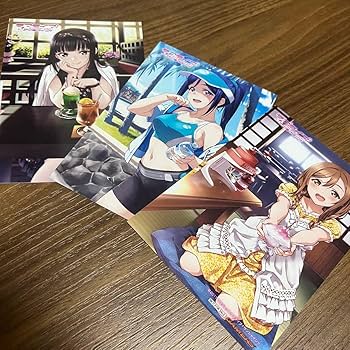 ラブライブ！サンシャイン！！電撃 クリアファイル マガジン 水着 3種