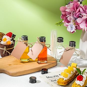 Amazon｜Didaey ガラスミニリキュールボトル36個セット、1オンスミニ