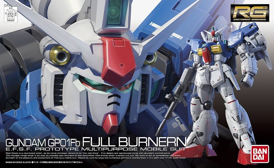 Amazon.com: Bandai Hobby RG#13 RX-78 GP01 Gundam GP-01Fb : Arts