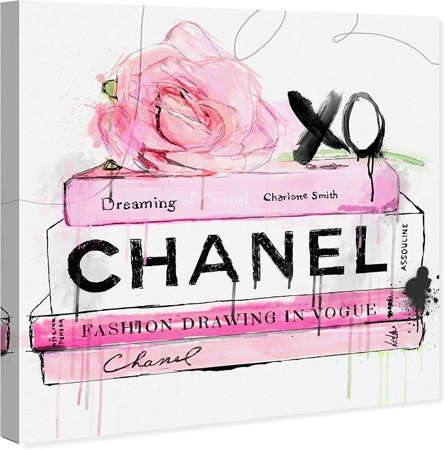 Amazon.com: Oliver Gal 'Dripping Roses and Chanel' The Floral and