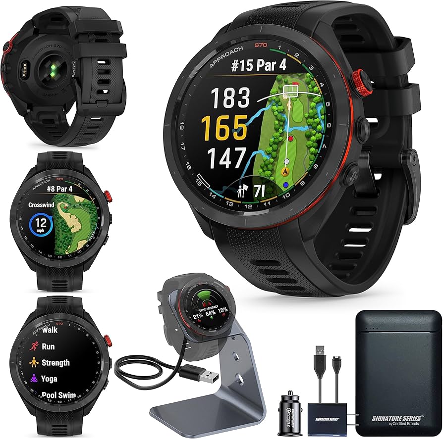 Amazon.com: Garmin Approach S70 Golf Smartwatch, Full-Color