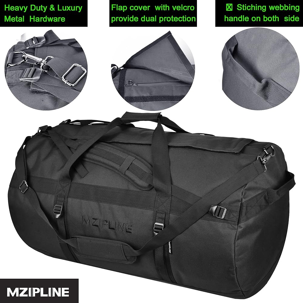 Amazon.com | MZIPLINE XXXL,138L Extra Large Duffle Bag Backpack