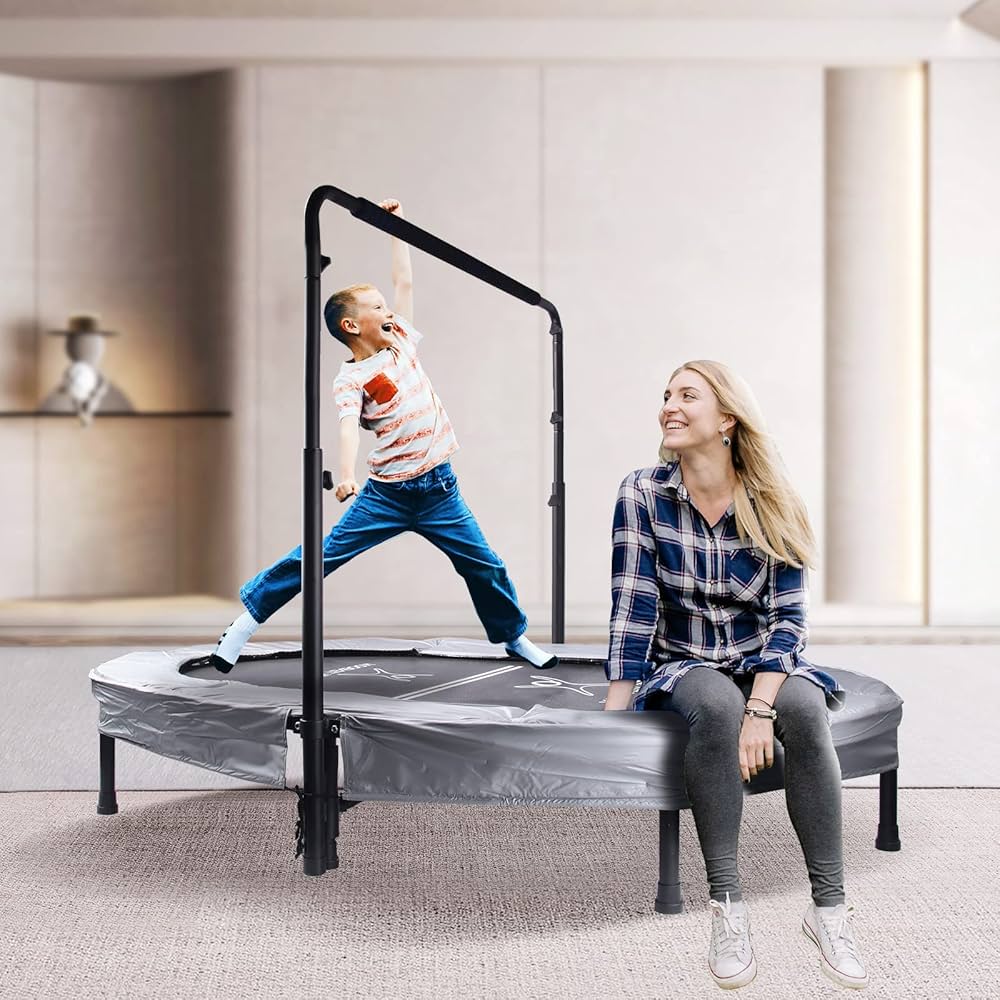 Amazon | TENBOOM トランポリン 子供大人兼用 大型 二人用 室内 自宅