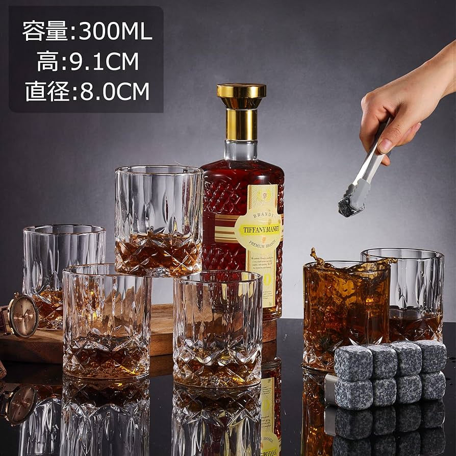 Amazon | JYXETOVウイスキーグラス 4個 2個 1個 ファッション ギフト