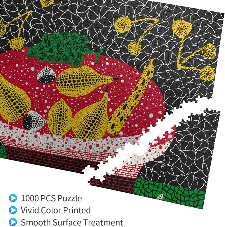 Amazon.co.jp: 1000ピース ジグソーパズル 草間彌生 木製パズル 子供
