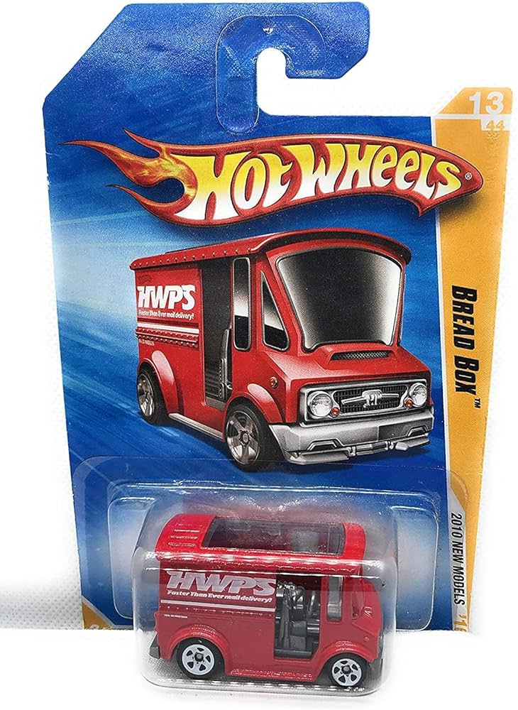 Amazon.com: Hot Wheels Bread Box, 2010 New Models '10 13/44 [red