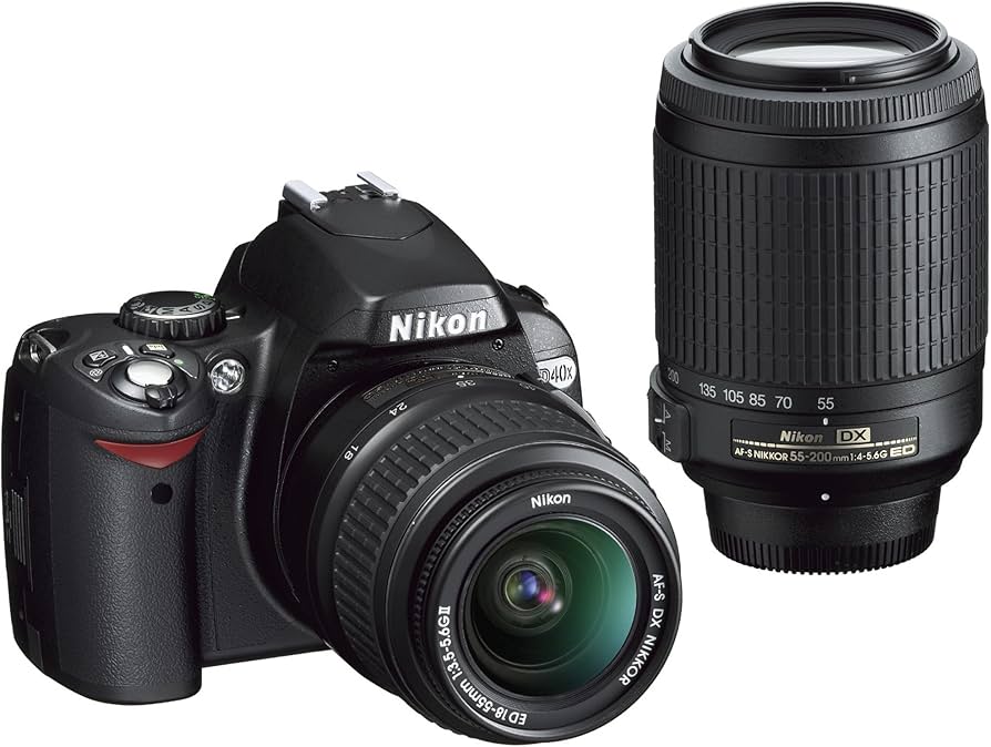 Amazon.com : Nikon D40X DSLR Camera with 18-55mm f/3.5-5.6G ED II