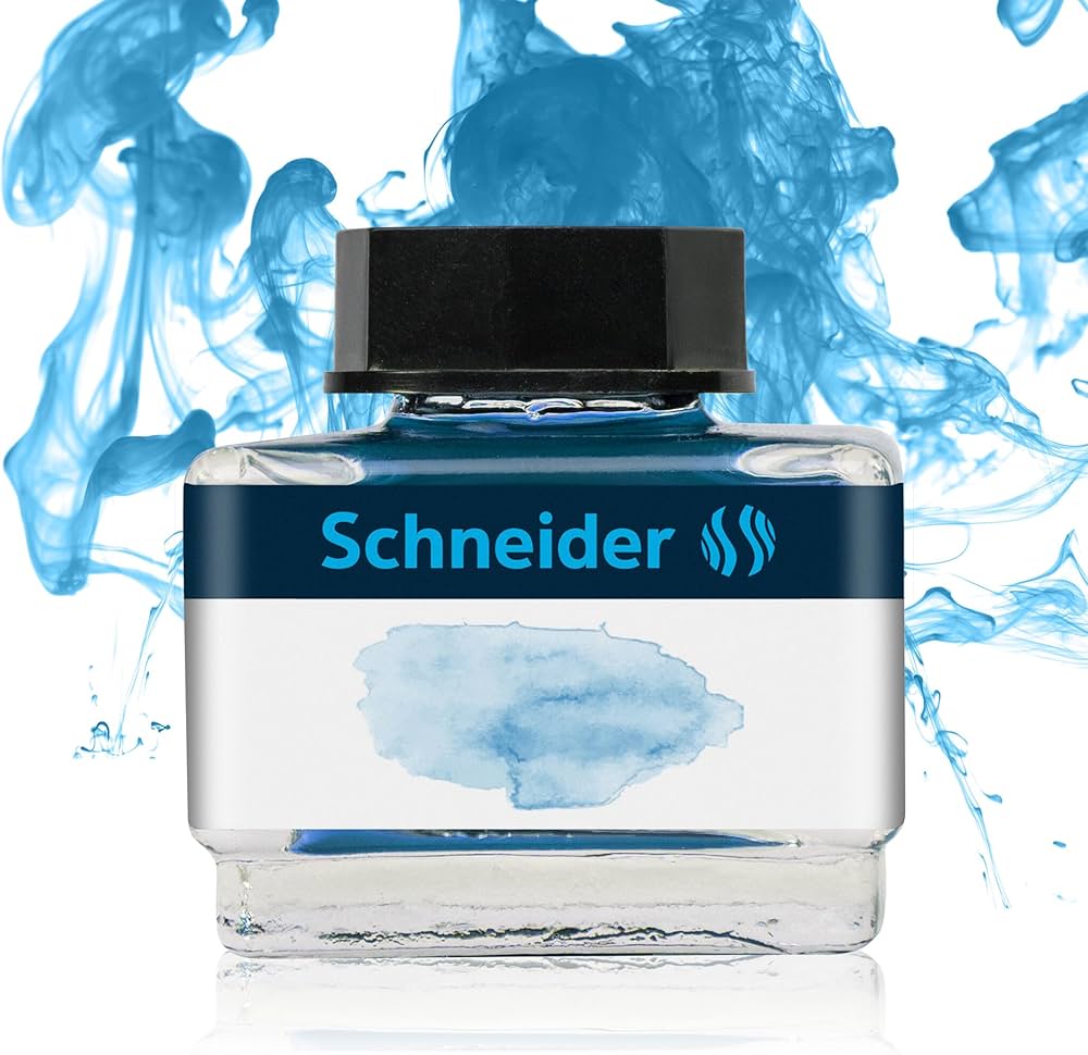 Amazon | Schneider シュナイダー 万年筆用 ボトルインク 15ml アイス