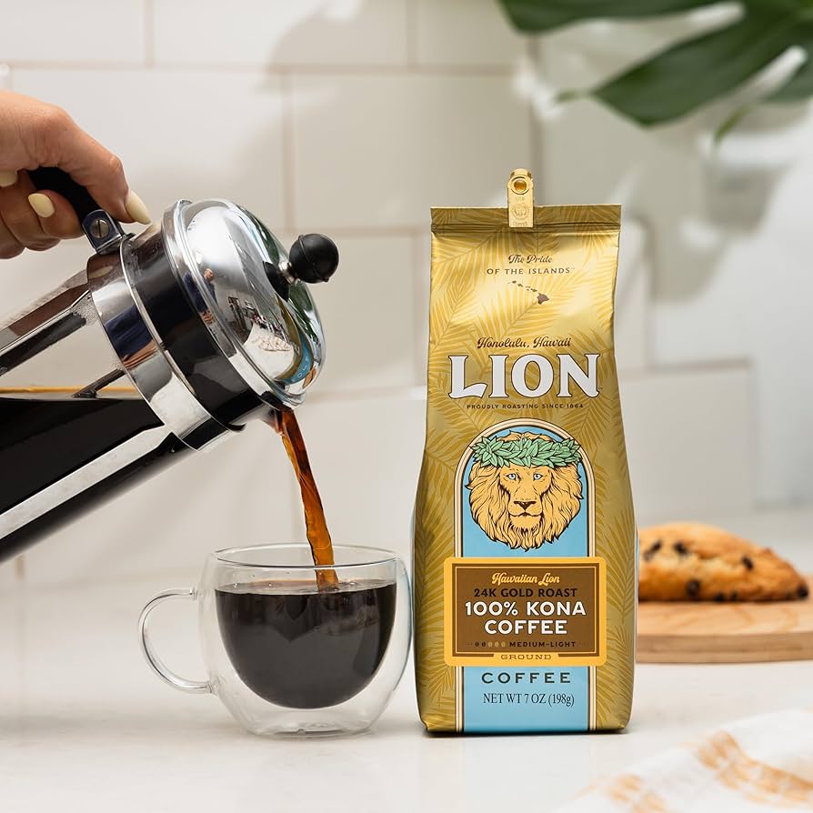 ライオン コナコーヒー 100% 豆タイプ 2袋 【公式通販】