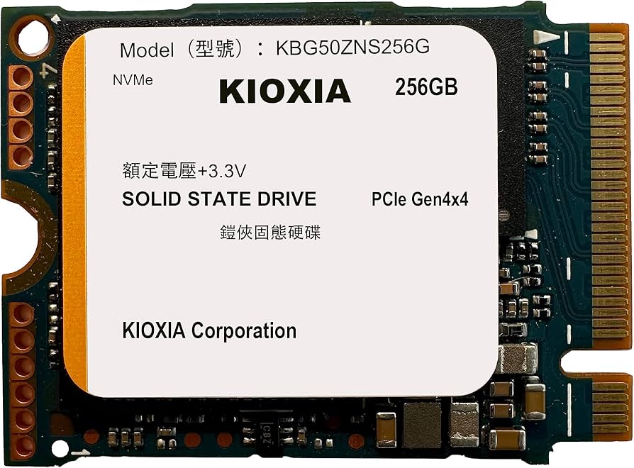 Amazon.com: KIOXIA SSD 256 GB M.2 2230 30mm NVMe PCIe 4.0 Gen 4 x