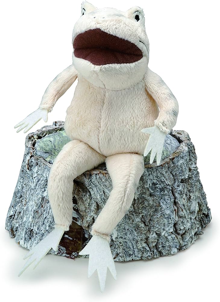 Amazon | セキグチ 鳥獣戯画 ぬいぐるみ かえる 812530 白 | はめこみ