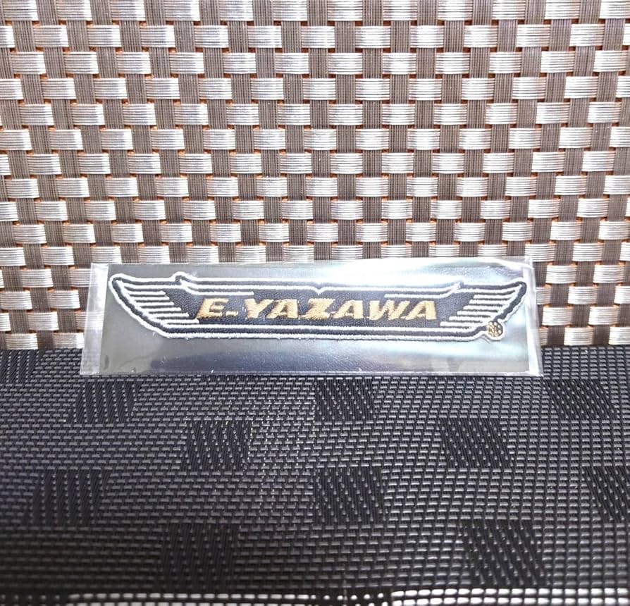 Amazon.co.jp: 矢沢永吉 アイロン ワッペン 刺繍 羽 ロゴ E.YAZAWA