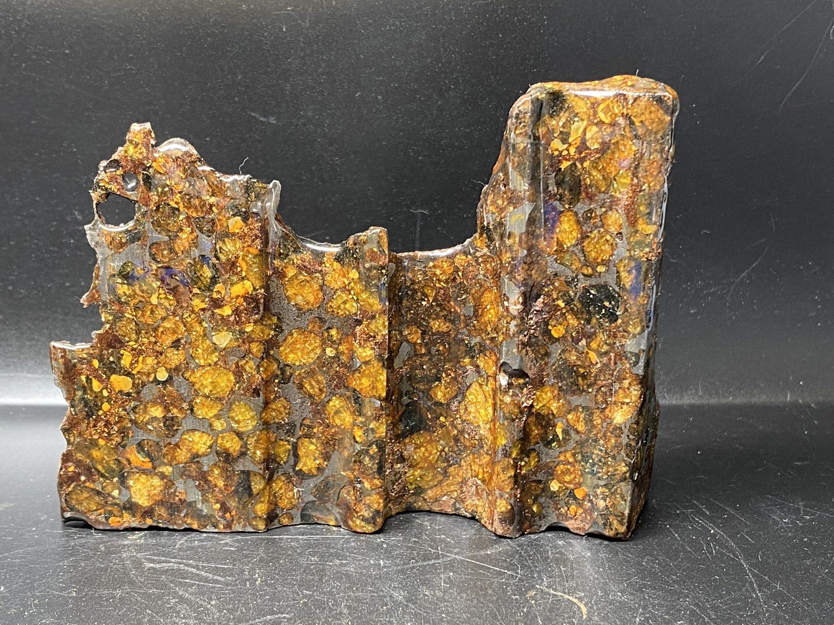 セリコ隕石の大型ブロック 1kgオーバー標本 NO.447 セリコ隕石の大型