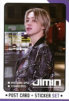 BTS Jimin ジミン サイン入り 公式 ポストカード BTS Jimin ジミン