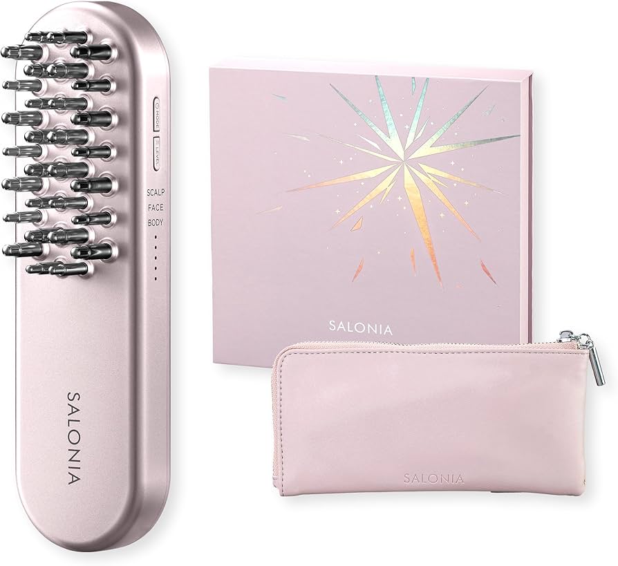 Amazon.co.jp: SALONIA サロニア EMS リフトブラシ ピンク ギフトBOX