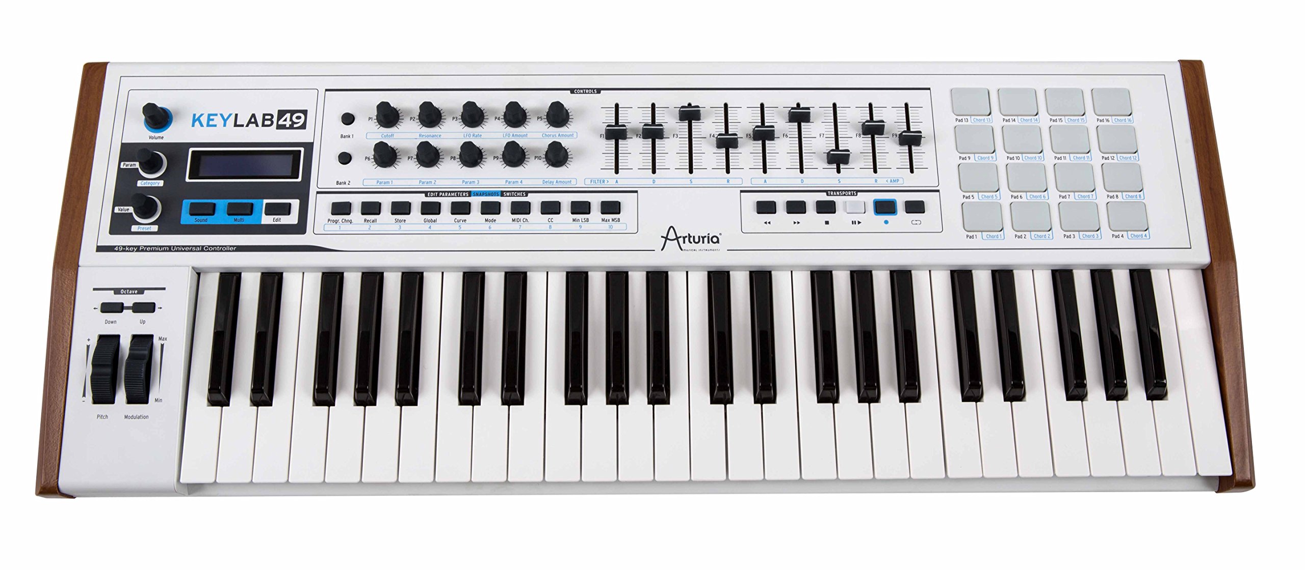 Amazon | ARTURIA MIDIコントローラー KEYLAB 49 ソフトウェア