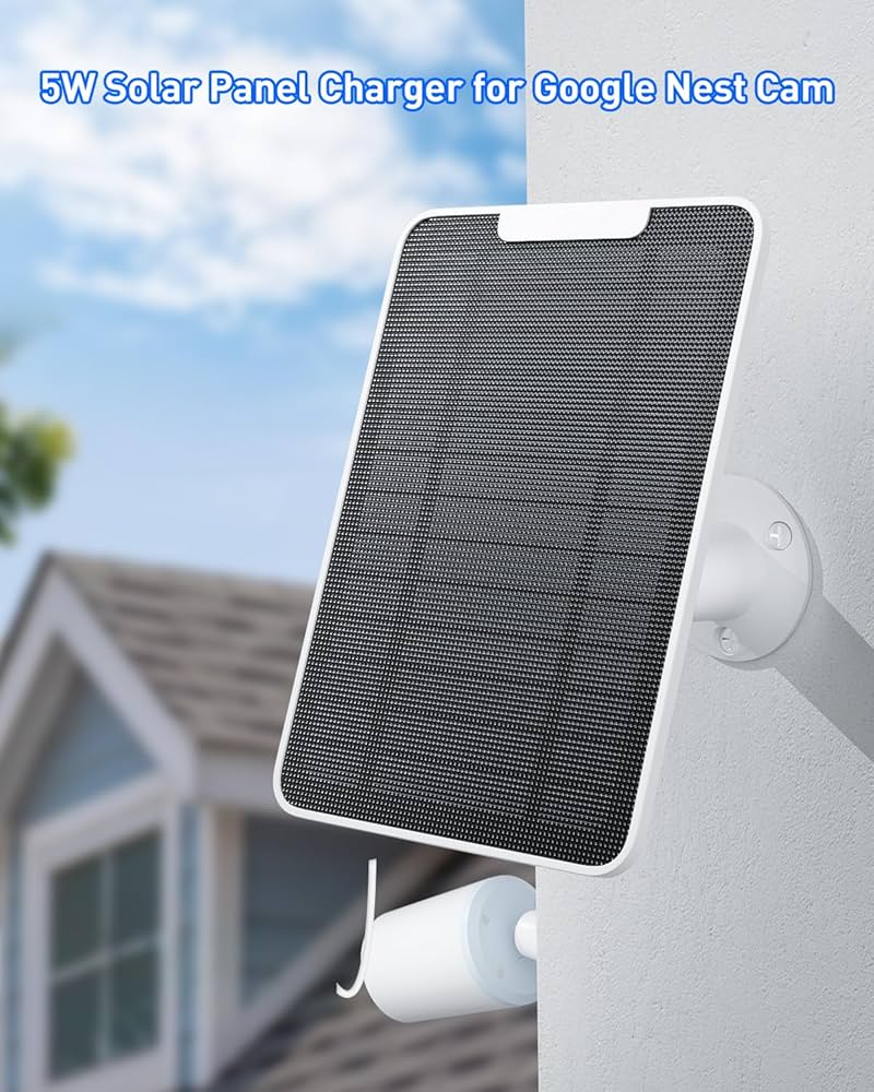 Amazon.com : Premium Solar Panel for Google Nest Camera, 5W Camera