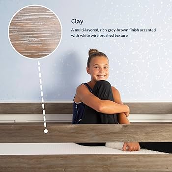 Amazon.com: Max & Lily Solid Wood Desk, 40 Inches, Clay : Home