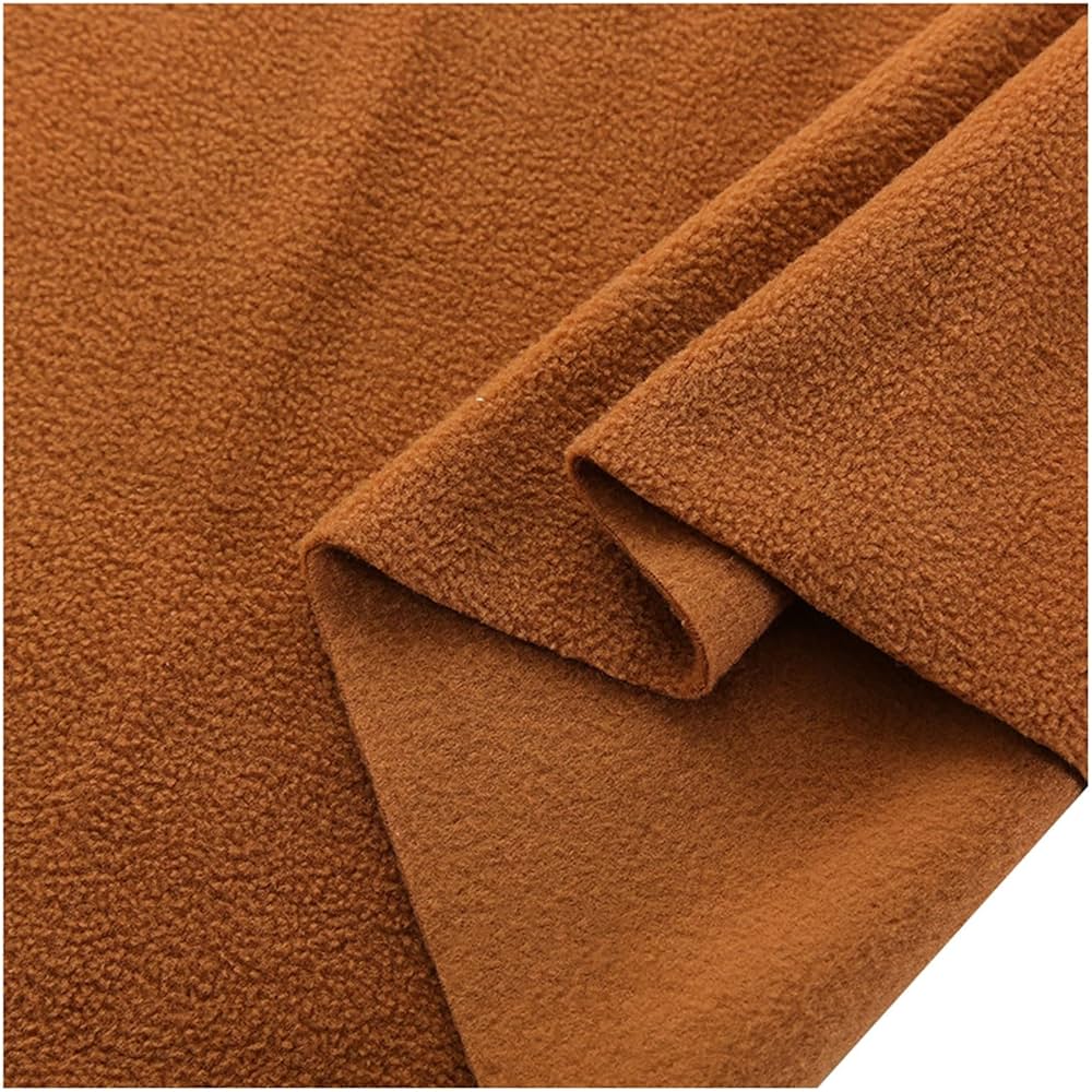 Amazon | 抗ピルポーラーフリース生地 暖かく柔らかい パイルフェイク