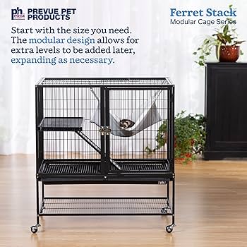 Amazon | Prevue 飼育ケージ フェレットスタックワンストーリー 58501