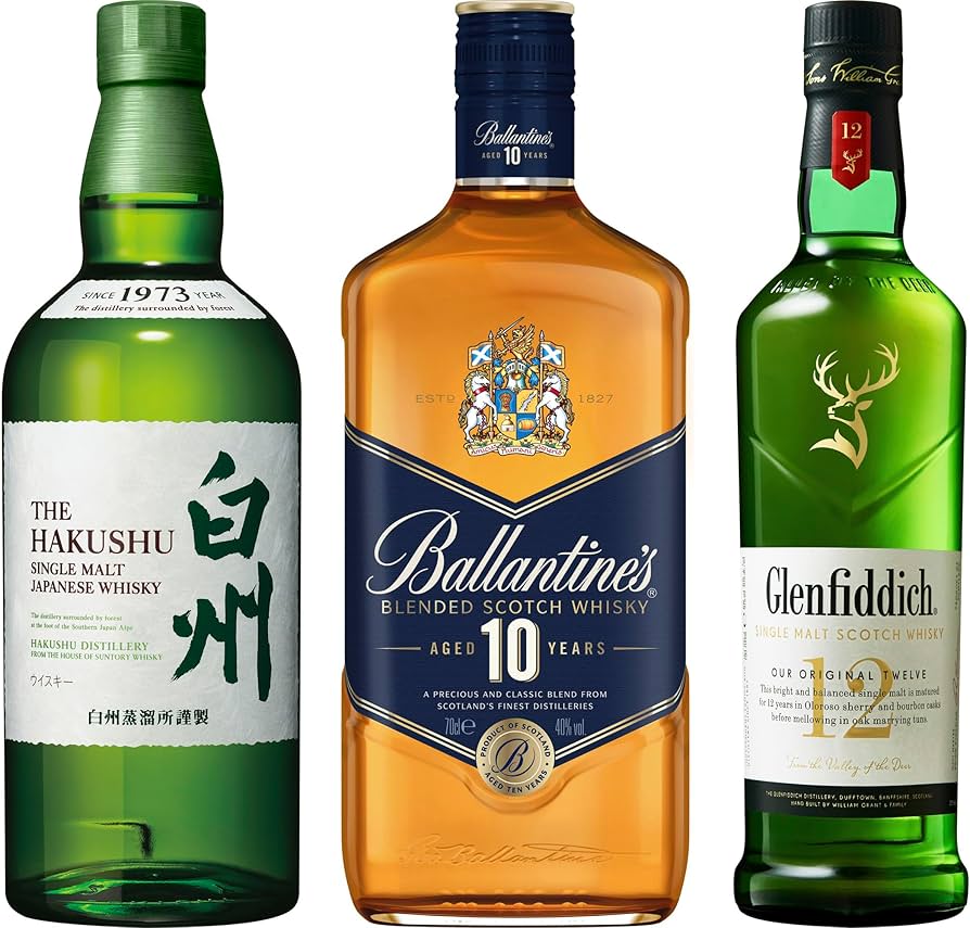 Amazon.co.jp: 白州・バランタイン10年・グレンフィディック12年