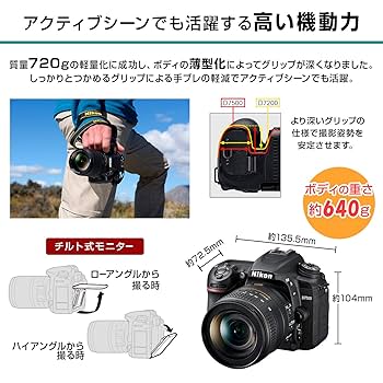 Nikon D7500 18-140 VR Kit レンズセット・バッグ付 送料無料】Nikon