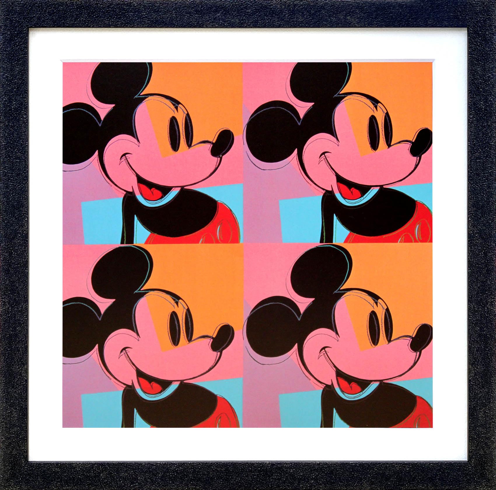 限定版リトグラフ74/100 アンディ・ウォーホル ミッキーマウス 【送料