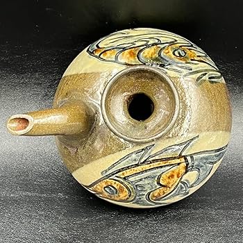 Amazon.co.jp: 金城次郎作魚文海老文カラカラ 検 沖縄琉球陶器人間国宝