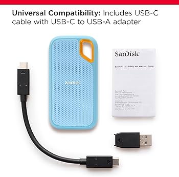 Amazon.com: SanDisk 2TB Extreme Portable SSD - Up to 1050MB/s, USB