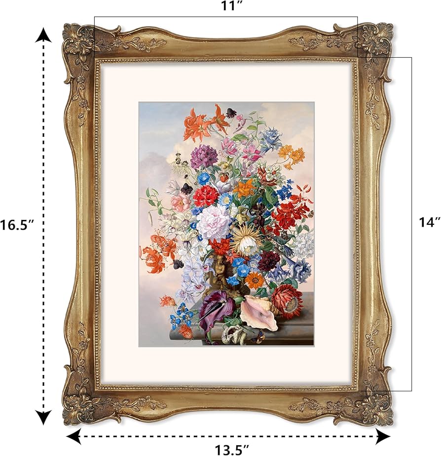 Amazon.co.jp: SIMON'S SHOP ゴールドピクトルフレーム 11x14