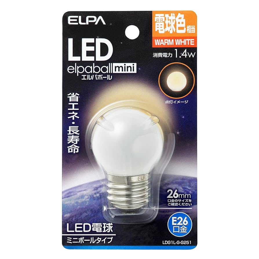 ELPA LED E26 100W 30個 LDA11L-G-100KS 電球色 ELPA LED E26 100W 30