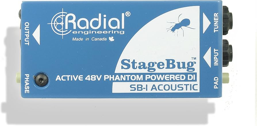 Amazon.com: Radial StageBug SB-1 1-Channel Active Instrument