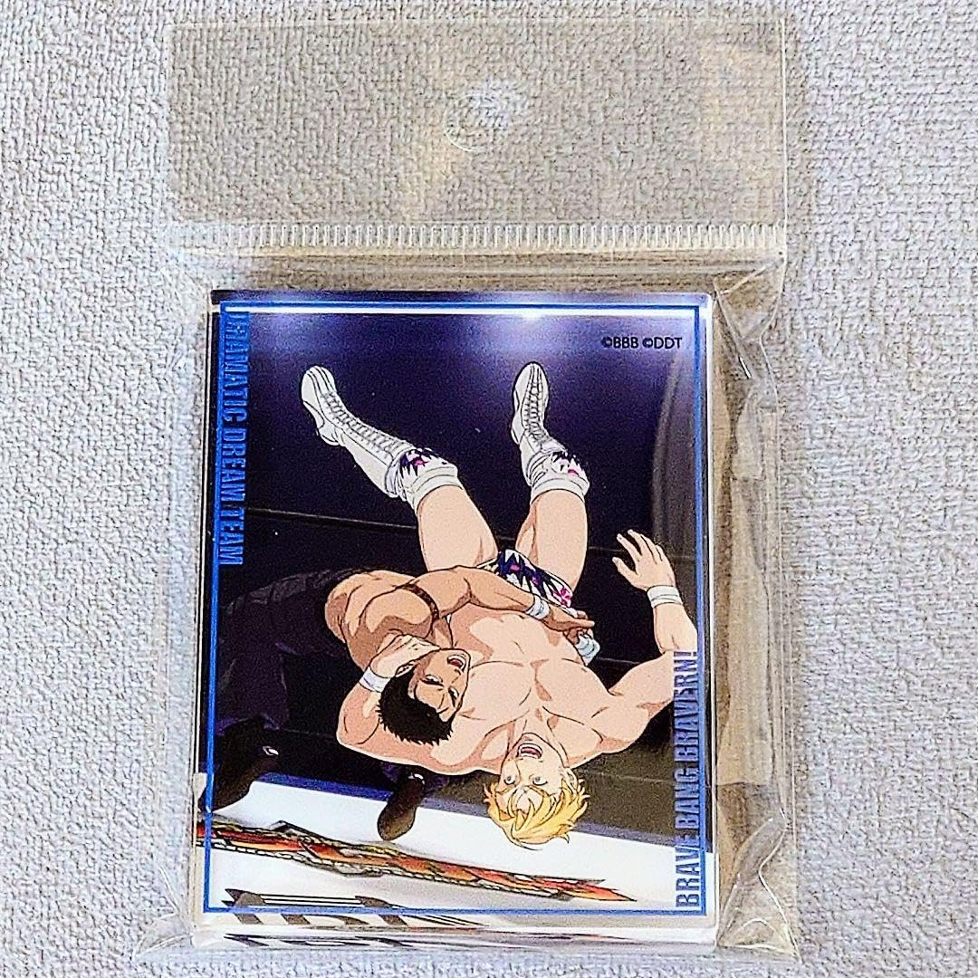 ブレイバーン DDTプロレス コラボ アクリルブロック イサミ スミス