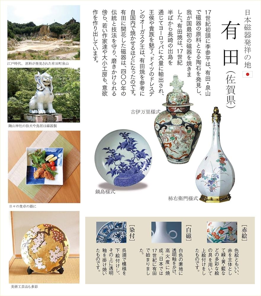 Amazon.co.jp: 飾り皿 絵皿 大皿 スタンド付き 有田焼 琥山窯 陶器