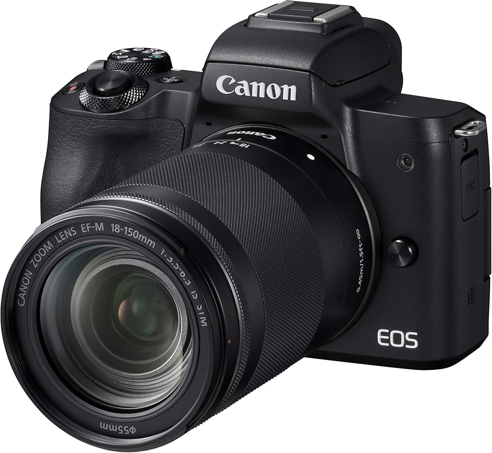 Canon EOS Kiss M ミラーレスカメラ 3本レンズ付き キヤノン、新ミラー