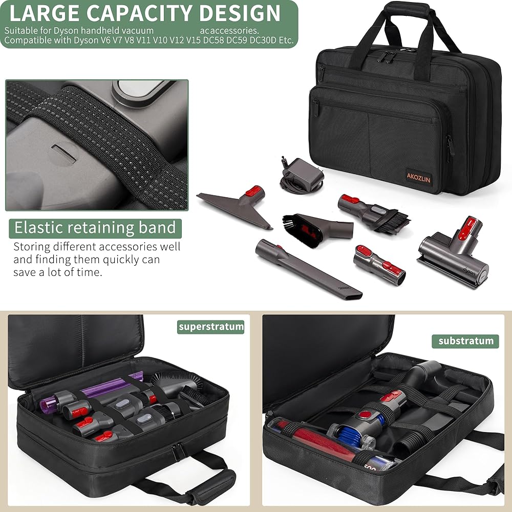 Amazon.com: AKOZLIN Accessories Storage Bag for Handheld Vacuum
